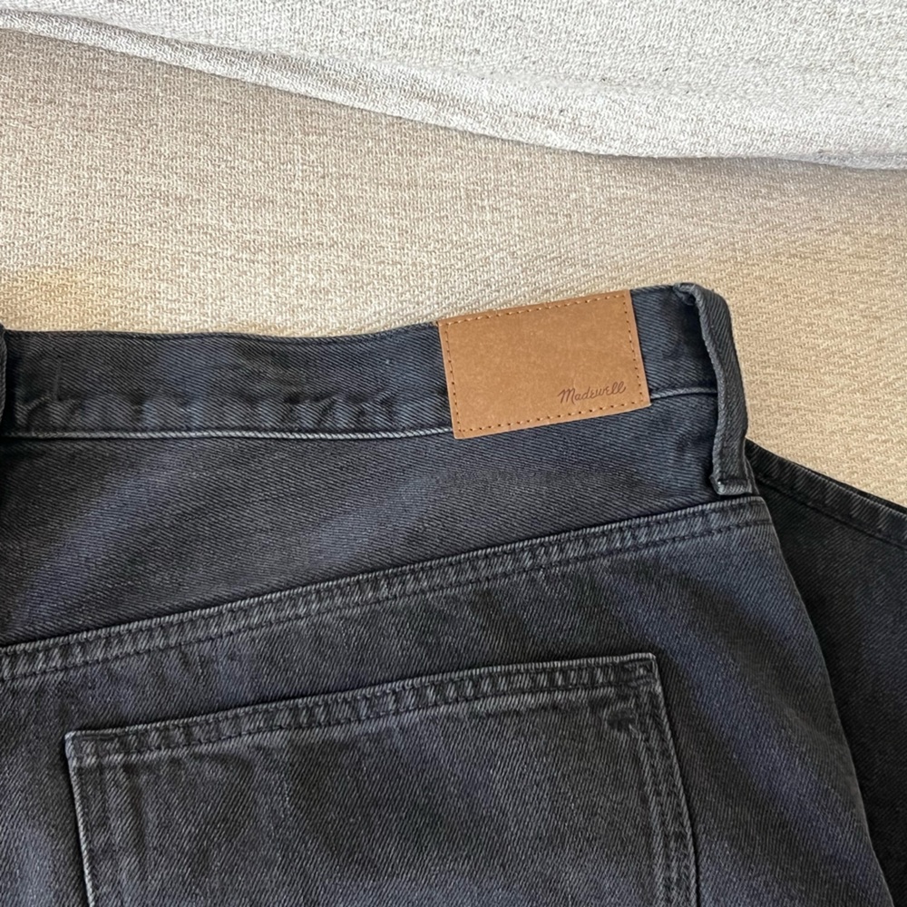 Madewell Women's Straight Leg Jeans - Black - Picture 4 of 7